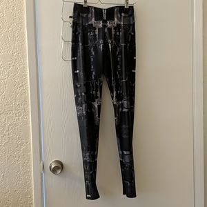 Black milk circuit board grey leggings m